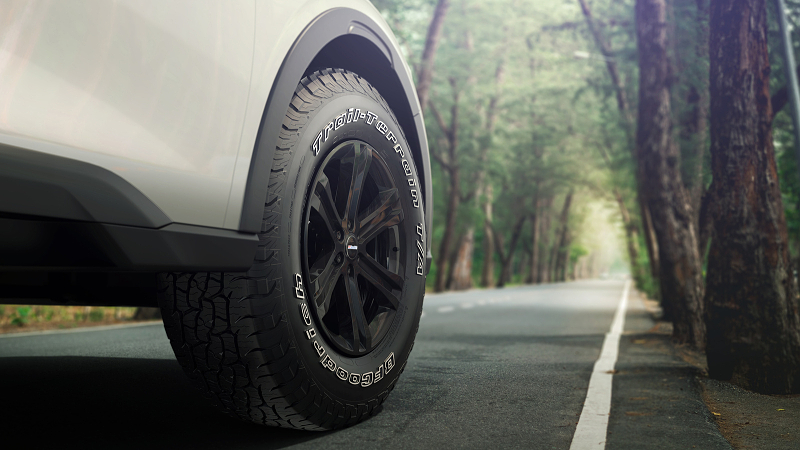 BFGoodrich Trail Terrain T/A - typický pôsobivý vzhľad ramena BFGoodrich Trail Terrain T/A - typický pôsobivý vzhľad ramena