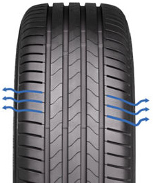 Bridgestone Turanza 6 - ramenné rebro Bridgestone Turanza 6 - ramenné rebro