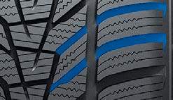 Hankook Witer i*cept evo3 X W330A - Výkon na snehu - Samočistiace záberové drážky Hankook Witer i*cept evo3 X W330A - Výkon na snehu - Samočistiace záberové drážky