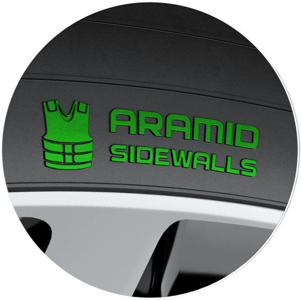 Aramidová ochrana bočnice pred poškodením. Aramidová ochrana bočnice pred poškodením.