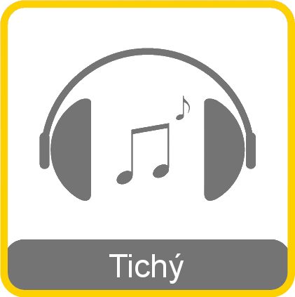 Nízka úroveň hluku Nízka úroveň hluku